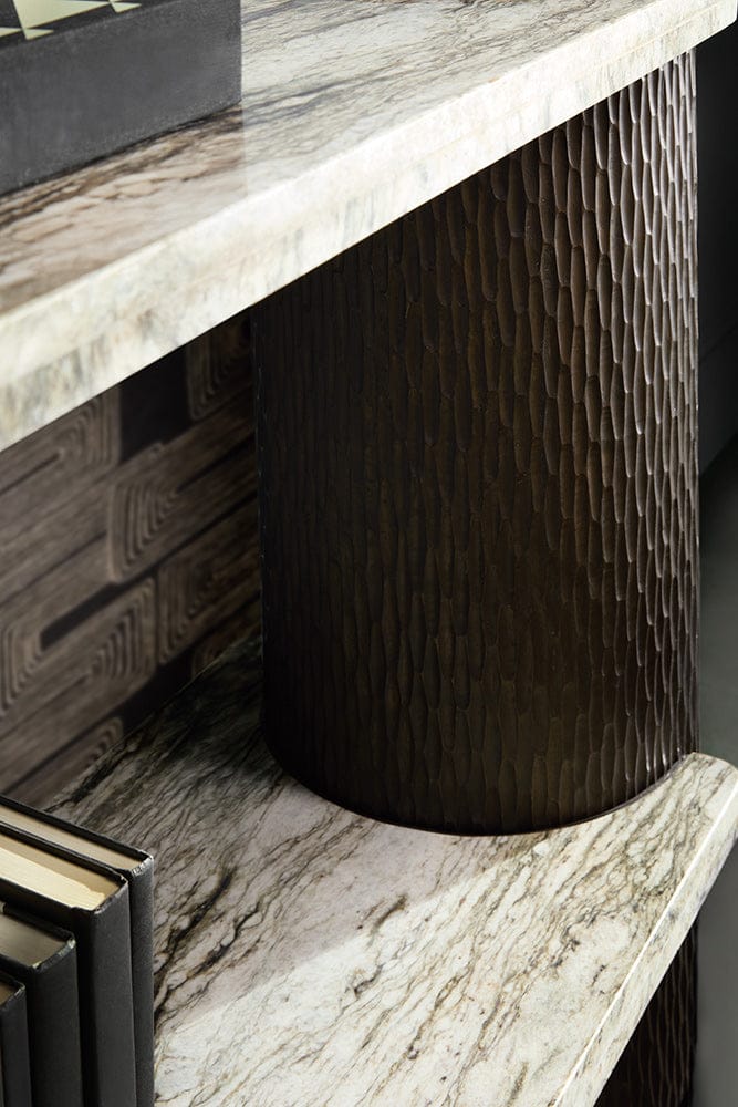 Hooker Furniture - Commerce and Market Slab-Tastic Console Table - Dark Wood - 7228-85143-00 view 5
