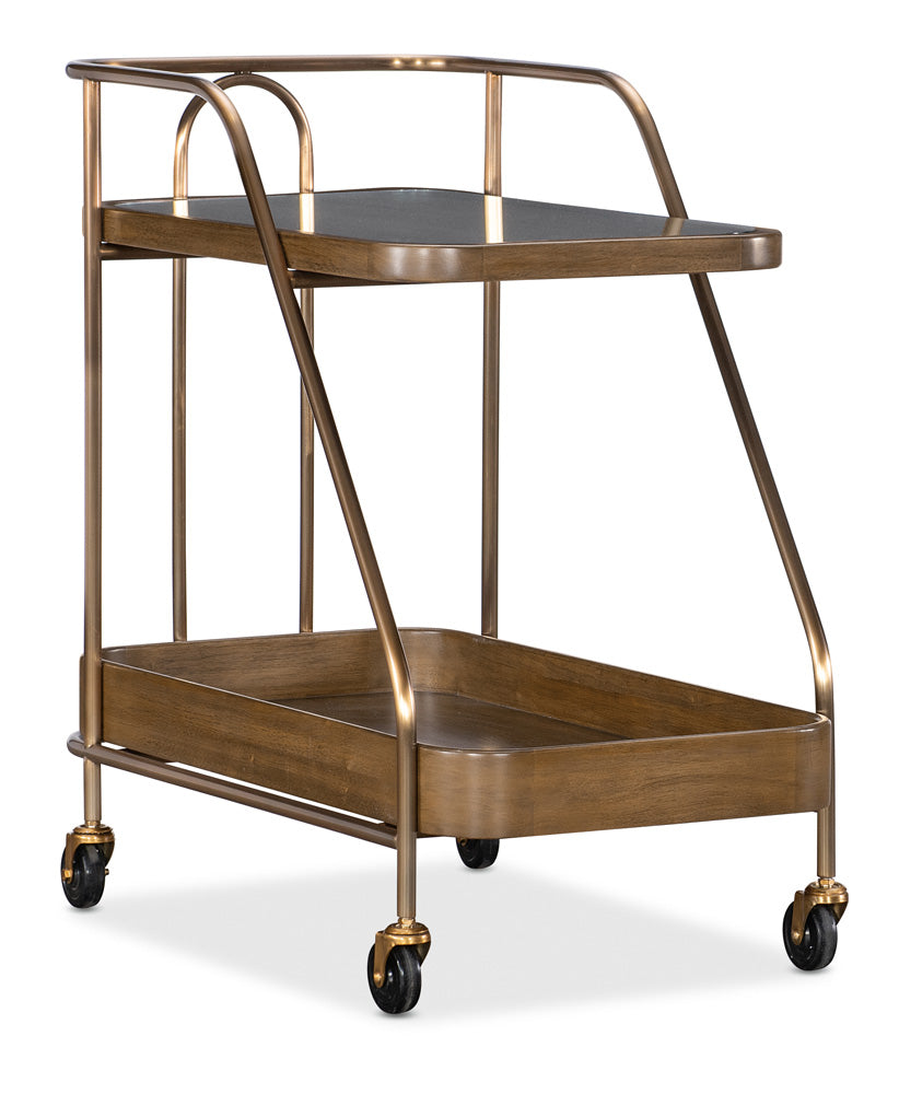 Hooker Furniture - Commerce and Market Walnut Wine and Bar Cart - 7228-50763-85 view 1