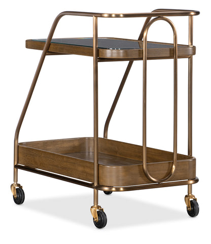 Hooker Furniture - Commerce and Market Walnut Wine and Bar Cart - 7228-50763-85 view 2
