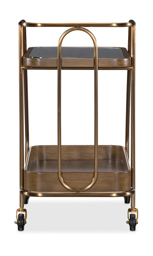 Hooker Furniture - Commerce and Market Walnut Wine and Bar Cart - 7228-50763-85 view 3