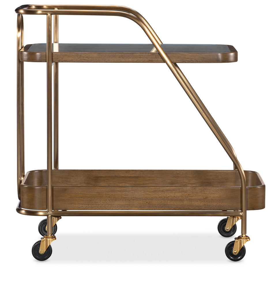 Hooker Furniture - Commerce and Market Walnut Wine and Bar Cart - 7228-50763-85 view 4
