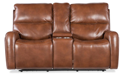 Hooker Furniture - Crosby Zero Gravity Power Console Loveseat with Power Headrest and Lumbar - SS741-PHZL2C-080 veiw 2