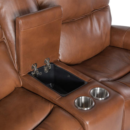 Hooker Furniture - Crosby Zero Gravity Power Console Loveseat with Power Headrest and Lumbar - SS741-PHZL2C-080 veiw 3