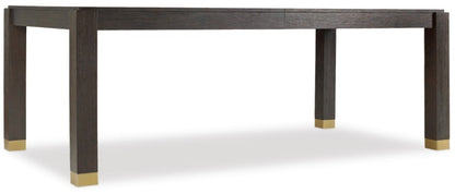 Hooker Furniture - Curata Rectangle Dining Table w/2-20in leaves - 1600-75200A-DKW veiw 1