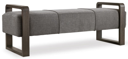Hooker Furniture - Curata Upholstered Bench - 1600-50006-DKW veiw 1