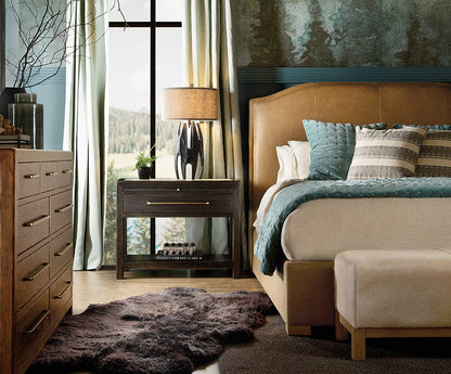 Hooker Furniture - Driftwood California King Upholstered Bed - Brown - 6820-90960-83 view 5