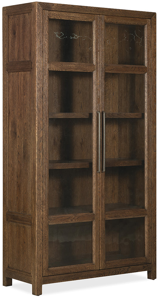 Hooker Furniture - Driftwood Display Cabinet - Medium Wood - 6820-75906-85 view 1