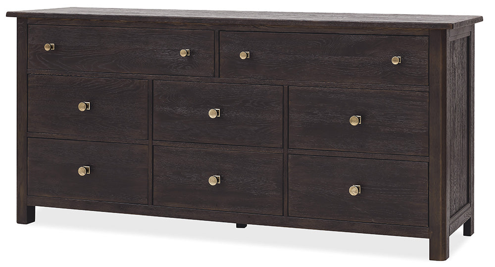 Hooker Furniture - Driftwood Eight-Drawer Dresser - Blacks - 6820-90202-99 view 3