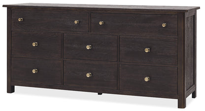 Hooker Furniture - Driftwood Eight-Drawer Dresser - Blacks - 6820-90202-99 view 3