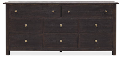 Hooker Furniture - Driftwood Eight-Drawer Dresser - Blacks - 6820-90202-99 view 4