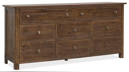 Hooker Furniture - Driftwood Eight-Drawer Dresser - Medium Wood - 6820-90202-85 view 2
