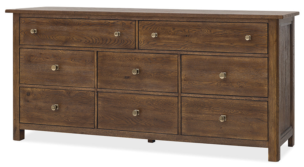 Hooker Furniture - Driftwood Eight-Drawer Dresser - Medium Wood - 6820-90202-85 view 3
