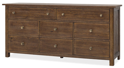 Hooker Furniture - Driftwood Eight-Drawer Dresser - Medium Wood - 6820-90202-85 view 3