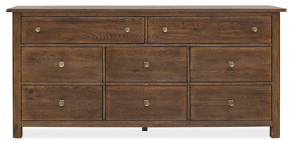 Hooker Furniture - Driftwood Eight-Drawer Dresser - Medium Wood - 6820-90202-85 view 4