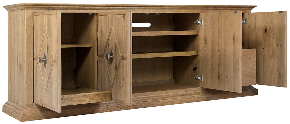 Hooker Furniture - Driftwood Entertainment Credenza - Light Wood - 6820-55490-80 view 3