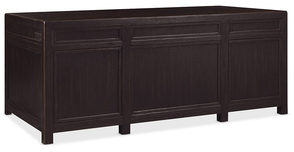 Hooker Furniture - Driftwood Executive Desk - Dark Wood - 6820-10462-99 view 4