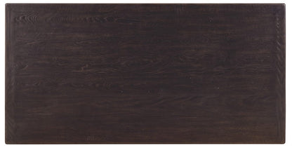 Hooker Furniture - Driftwood Executive Desk - Dark Wood - 6820-10462-99 view 6