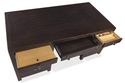 Hooker Furniture - Driftwood Executive Desk - Dark Wood - 6820-10462-99 view 7