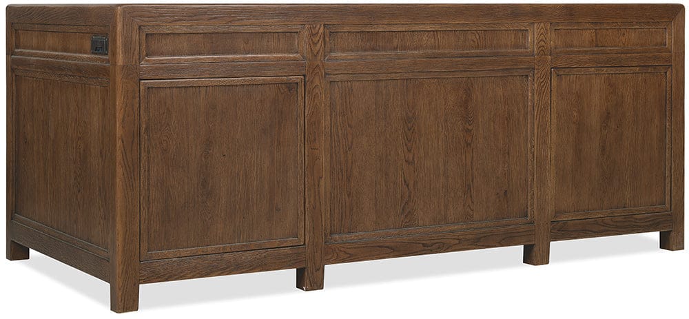 Hooker Furniture - Driftwood Executive Desk - Medium Wood - 6820-10462-85 view 3