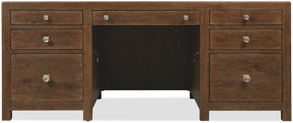 Hooker Furniture - Driftwood Executive Desk - Medium Wood - 6820-10462-85 view 6