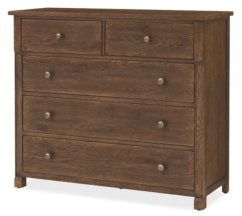 Hooker Furniture - Driftwood Five-Drawer Chest - Medium Wood - 6820-90011-85 view 3