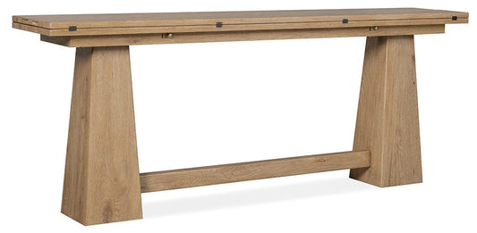Hooker Furniture - Driftwood Flip-Top Console Table - Light Wood - 6820-85003-80 view 1