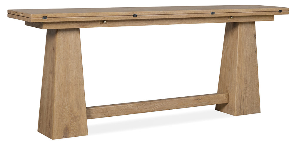 Hooker Furniture - Driftwood Flip-Top Console Table - Light Wood - 6820-85003-80 view 2