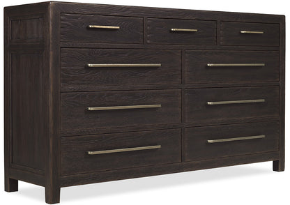 Hooker Furniture - Driftwood Nine-Drawer Dresser - Blacks - 6820-90201-99 view 1