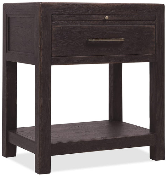 Hooker Furniture - Driftwood One-Drawer Nightstand - Blacks - 6820-90316-99 view 2