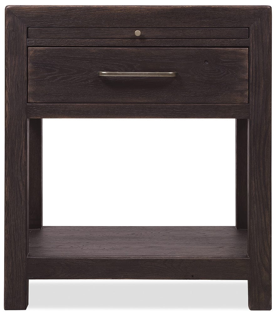 Hooker Furniture - Driftwood One-Drawer Nightstand - Blacks - 6820-90316-99 view 3