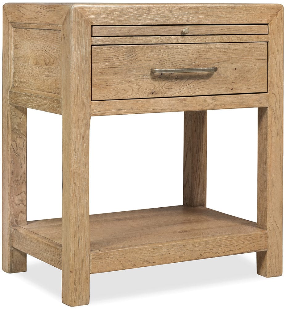 Hooker Furniture - Driftwood One-Drawer Nightstand - Light Wood - 6820-90316-80 view 2