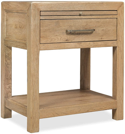 Hooker Furniture - Driftwood One-Drawer Nightstand - Light Wood - 6820-90316-80 view 2