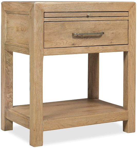 Hooker Furniture - Driftwood One-Drawer Nightstand - Light Wood - 6820-90316-80 view 2