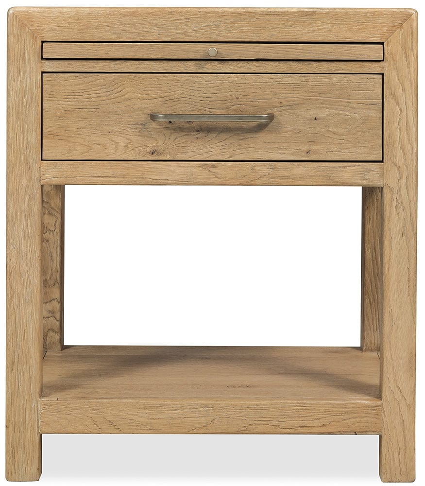 Hooker Furniture - Driftwood One-Drawer Nightstand - Light Wood - 6820-90316-80 view 3