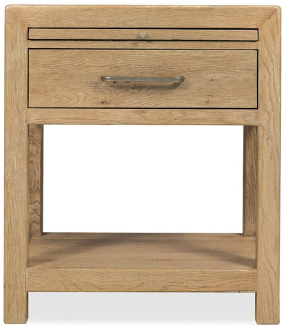 Hooker Furniture - Driftwood One-Drawer Nightstand - Light Wood - 6820-90316-80 view 3