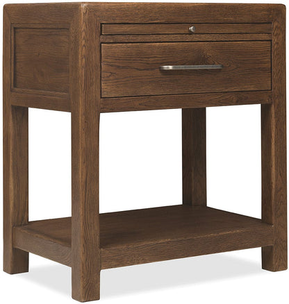 Hooker Furniture - Driftwood One-Drawer Nightstand - Medium Wood - 6820-90316-85 view 2