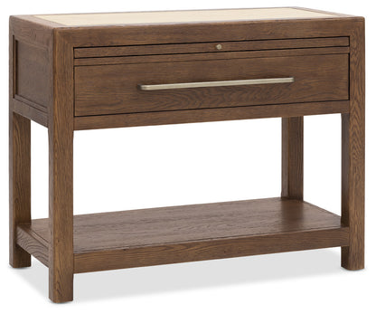 Hooker Furniture - Driftwood One-Drawer Nightstand with Stone - 6820-90216-85 view 1