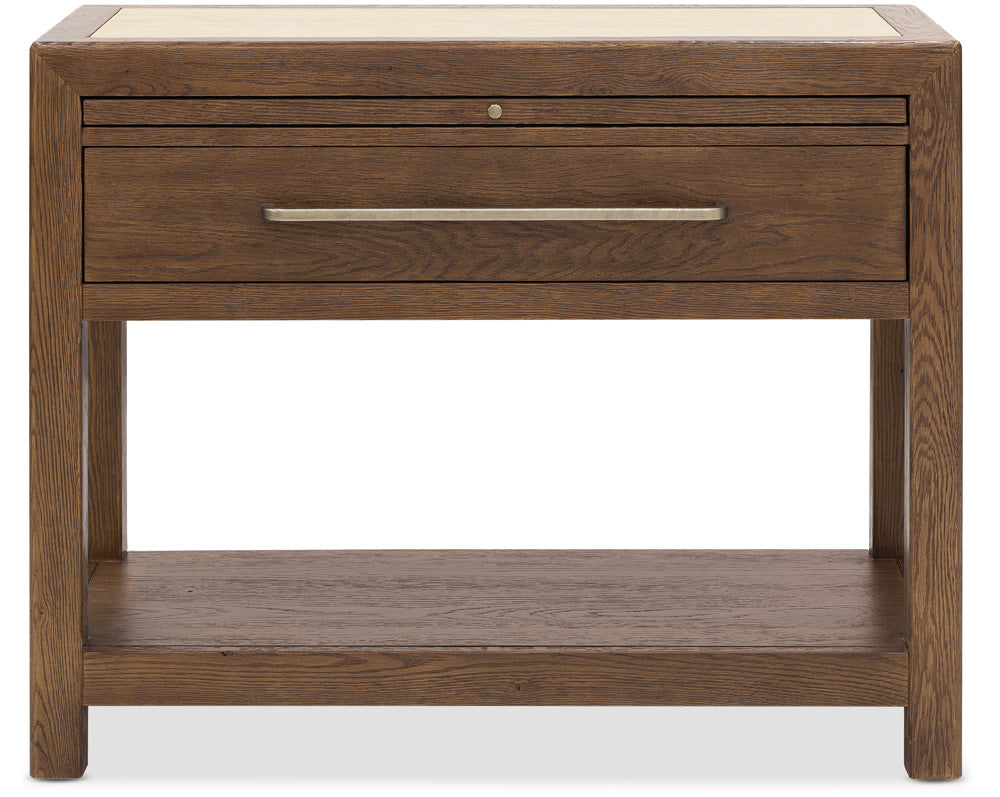 Hooker Furniture - Driftwood One-Drawer Nightstand with Stone - 6820-90216-85 view 2
