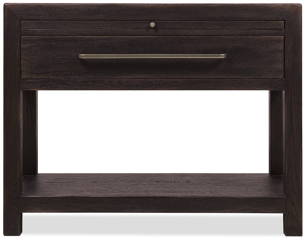 Hooker Furniture - Driftwood One-Drawer Nightstand with Stone - Blacks - 6820-90216-99 view 3