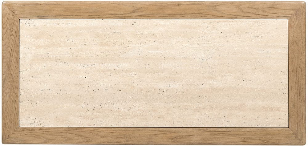 Hooker Furniture - Driftwood One-Drawer Nightstand with Stone - Light Wood - 6820-90216-80 view 4