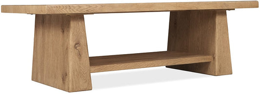 Hooker Furniture - Driftwood Rectangle Cocktail Table - Light Wood - 6820-80110-80 view 2