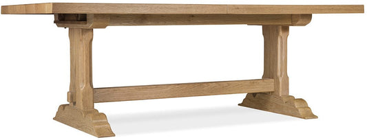 Hooker Furniture - Driftwood Rectangle Dining Table with Two 20-inch Leaves - Light Wood - 6820-75200-80 view 1