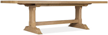 Hooker Furniture - Driftwood Rectangle Dining Table with Two 20-inch Leaves - Light Wood - 6820-75200-80 view 3