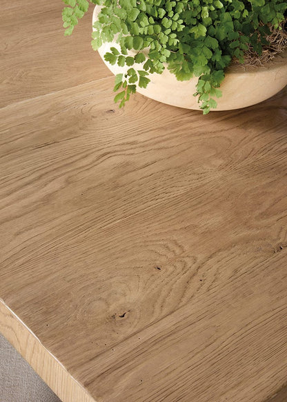 Hooker Furniture - Driftwood Rectangle Dining Table with Two 20-inch Leaves - Light Wood - 6820-75200-80 view 7