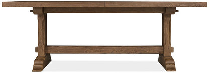 Hooker Furniture - Driftwood Rectangle Dining Table with Two 20-inch Leaves - Medium Wood - 6820-75200-85 view 4