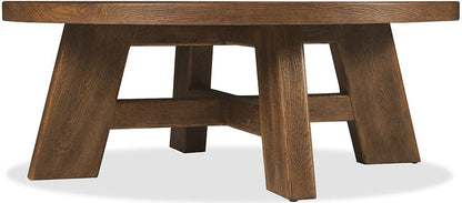 Hooker Furniture - Driftwood Round Cocktail Table - Medium Wood - 6820-80211-85 view 2