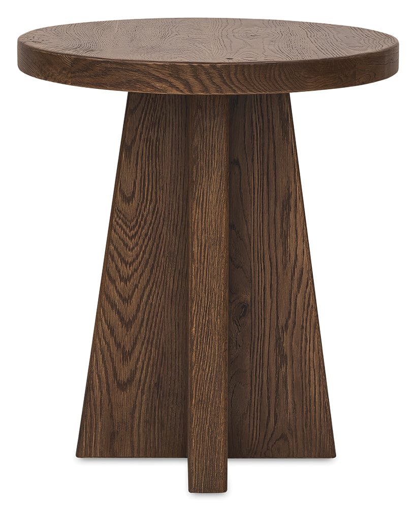 Hooker Furniture - Driftwood Round End Table - Medium Wood - 6820-80213-85 view 3