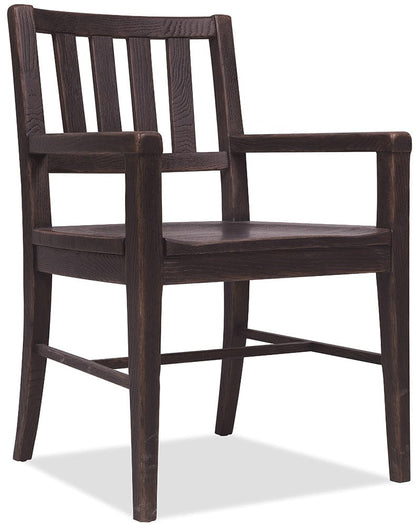 Hooker Furniture - Driftwood Splatback Arm Chair - Blacks - 6820-75301-99 view 1