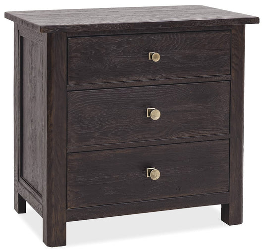 Hooker Furniture - Driftwood Three-Drawer Nightstand - Blacks - 6820-90116-99 view 2