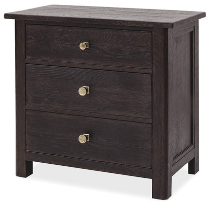 Hooker Furniture - Driftwood Three-Drawer Nightstand - Blacks - 6820-90116-99 view 3